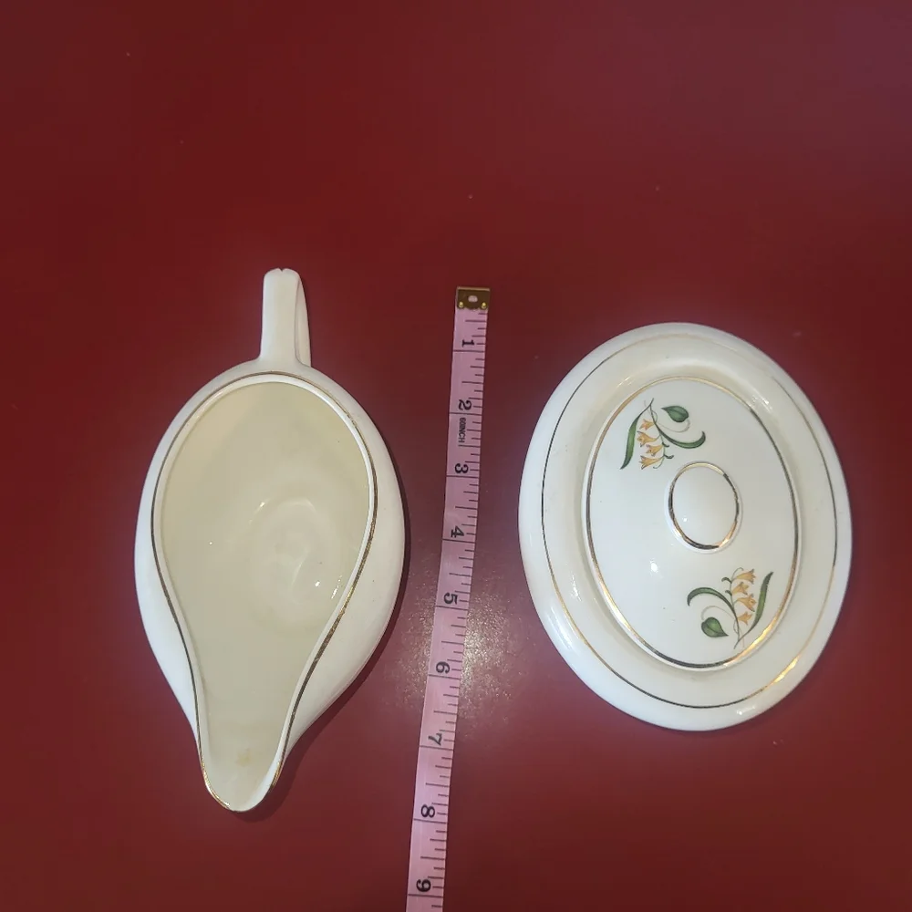 Vintage Forsythia Cream and Sugar Set